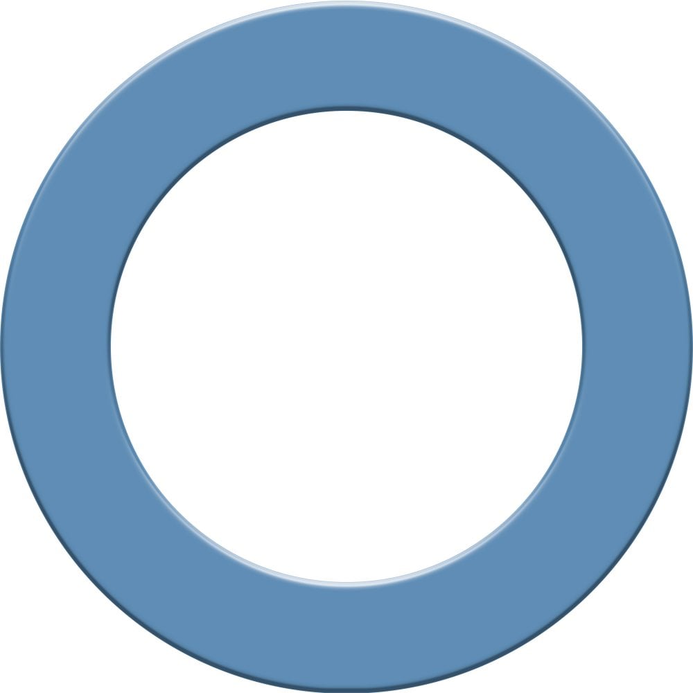 Designa Designa Dartboard Surrouta Sky Sky Blue