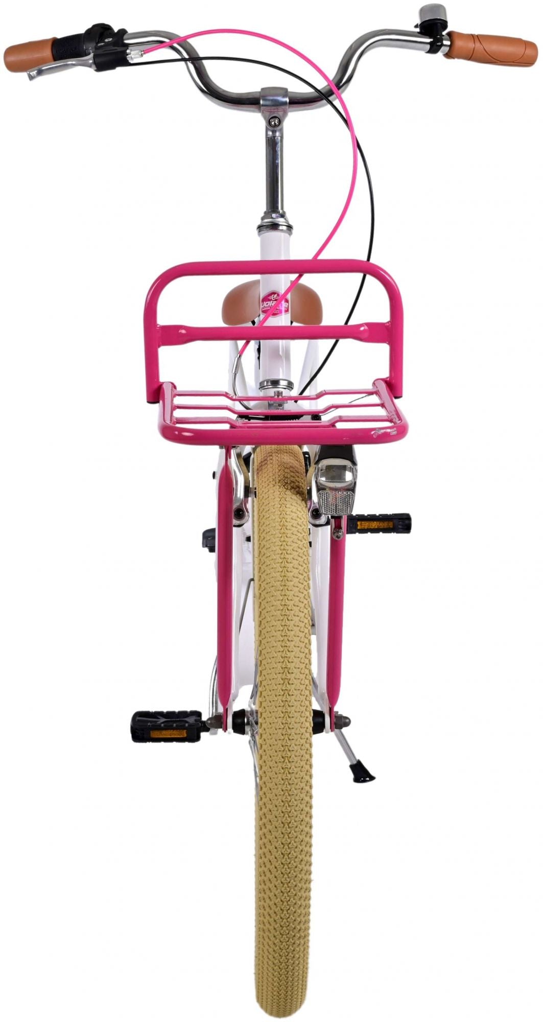 Volare Excellent Kinderfiets - Meisjes - 24 inch - Wit - 3 Versnellingen