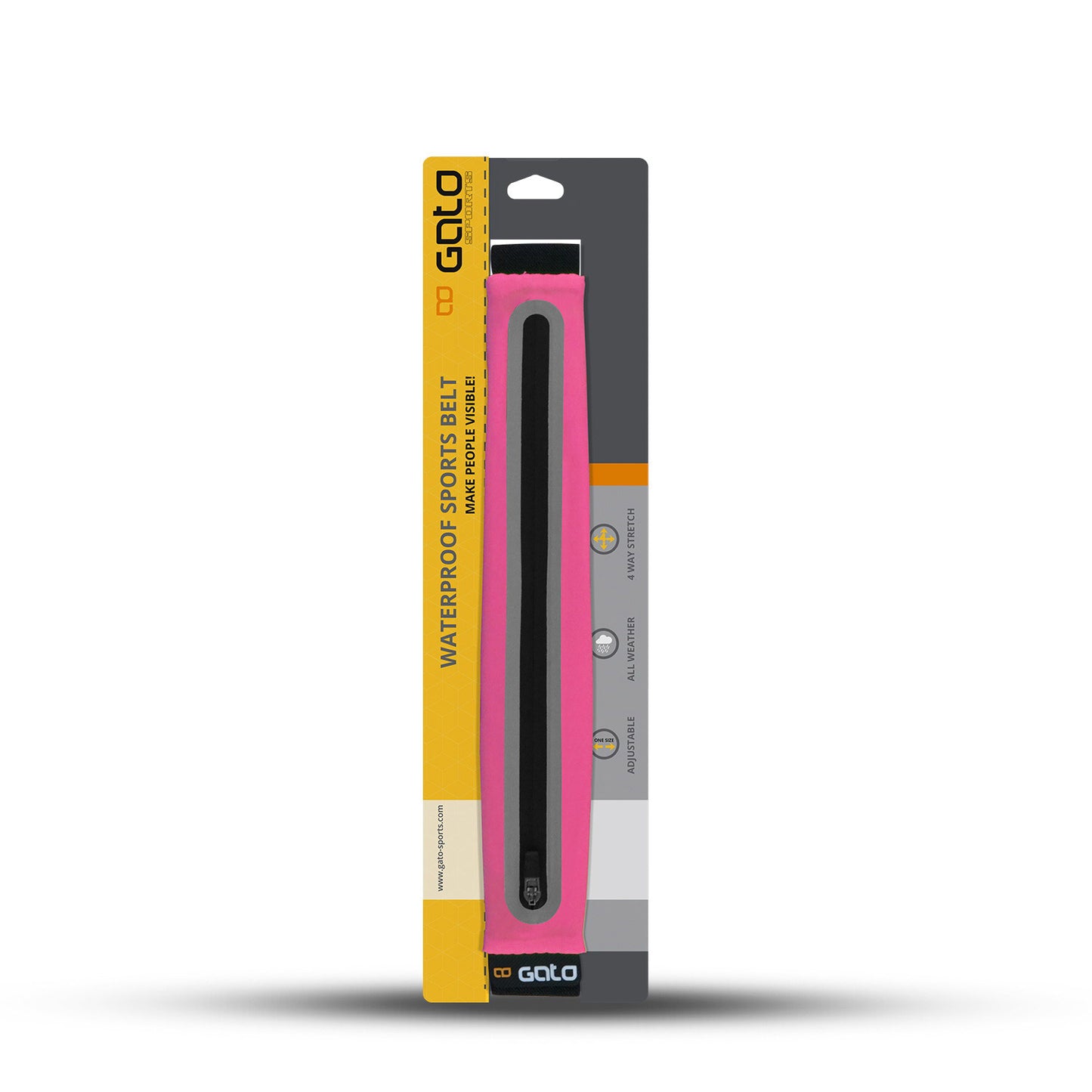 Gato Sport Belt Waterproof Rosa caldo One size