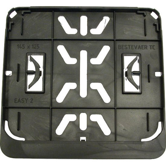 Porta della targa 145x125 Nero incluso Speedpedelec