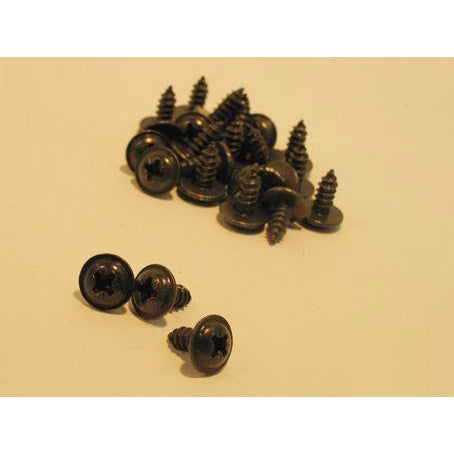 Scooter parkers Bofix 5,5 x 13 con anilla - negro (25 piezas)