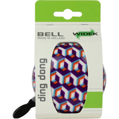 Widek Bel Ding Dong Dong 80mm Art Collection Mosaic Purple