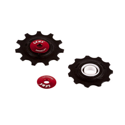 Cema Deraaleur Swies PVC 9 10 11V Cerámico completo Negro
