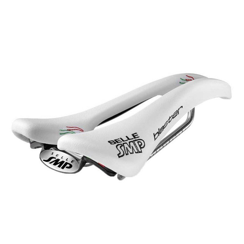 SELLE SMP Saddle Blaster White con riel de acero inoxidable