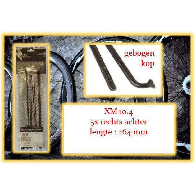 Miche Spaak+Nip. 5x RA XM 10.4 x