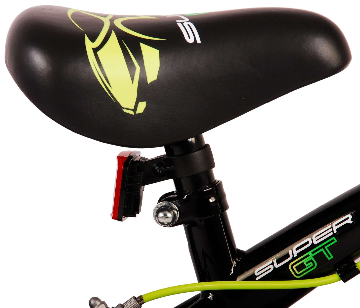 Bike per bambini di Vlatare Super GT - Ragazzi - 12 pollici - Green - Freni a due mani