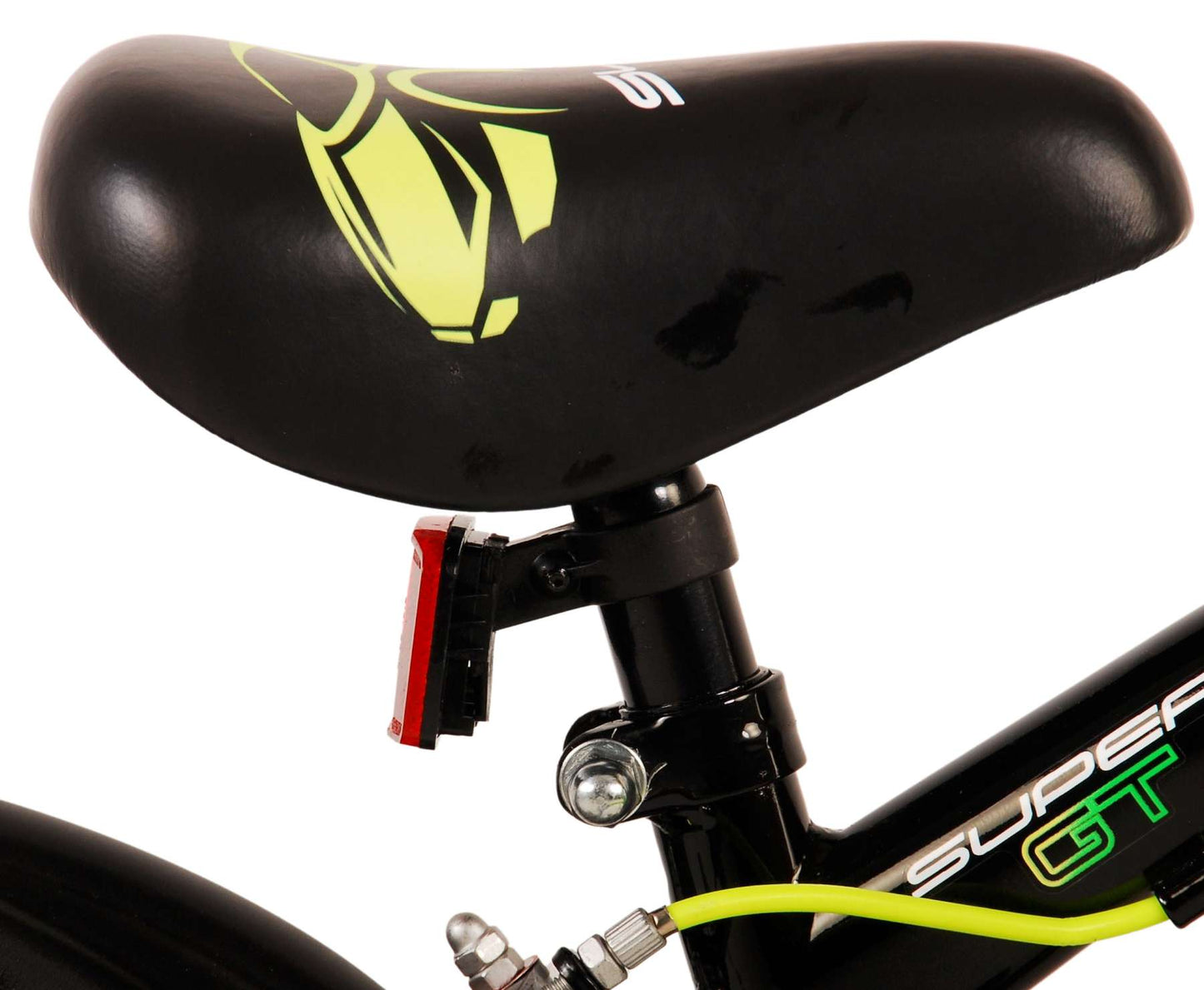 Bike per bambini di Vlatare Super GT - Ragazzi - 14 pollici - Green - Freni a due mani