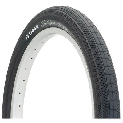 Tioga draadband street block 57-406 bmx zwart