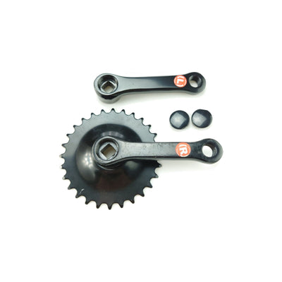 Imp crankstel ort 28t zwart