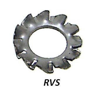 Bofix Tooth Spring Ring de acero inoxidable M4 por cada 100