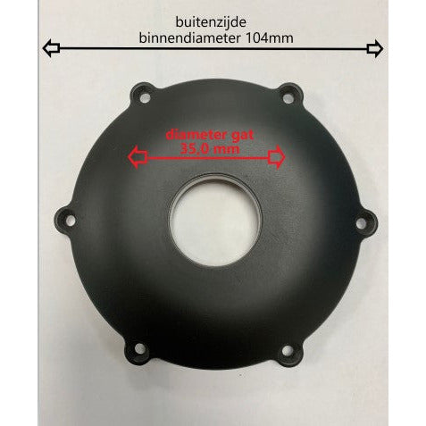 Placa de sellado del motor delantero de Bafang a la derecha inclinando