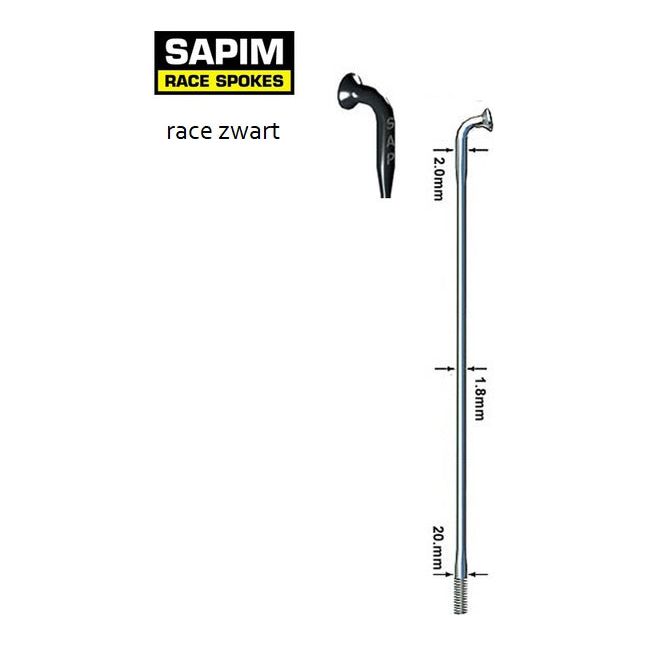 Spaken 14-262 in acciaio inossidabile razza nera 14 15 dB