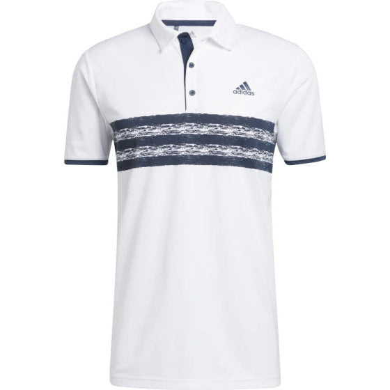ADIDAS GOLF POLO CORE HOLES POLIESTOR MENA TAMAÑO AL ARRÍA WHITE XS