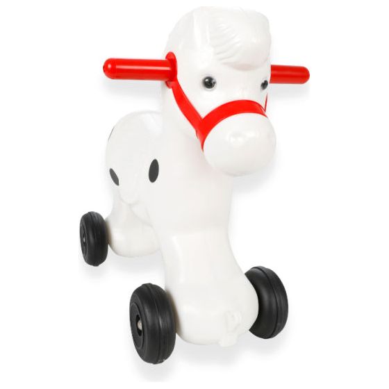 Pilsan Musikaal hobbelen looppaard wit rood