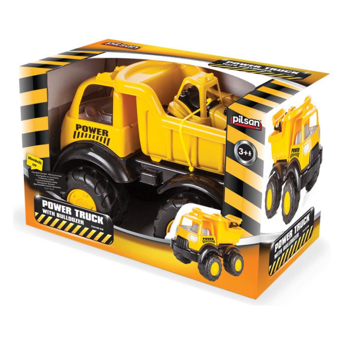Camion pilsan con caricatore giallo nero 2 pezzi