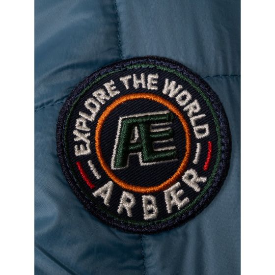 Arbær Aaron Padded Jacket Heren Jeansblauw Maat XXL