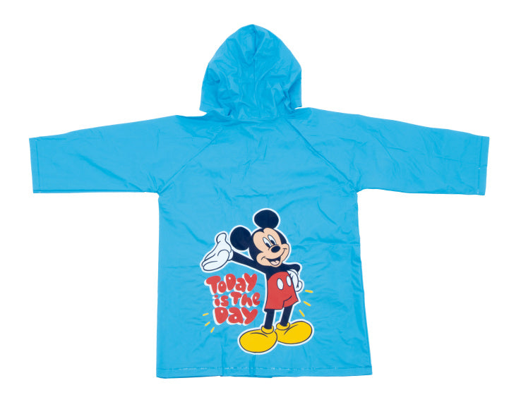 Arditex Raincoat Mickey Today es el día Junior PVC Light Blue Size 4 años