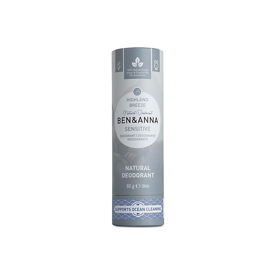 Desodorante de Ben Anna en Papertube Sensitive Highland Breezs 60 gramos