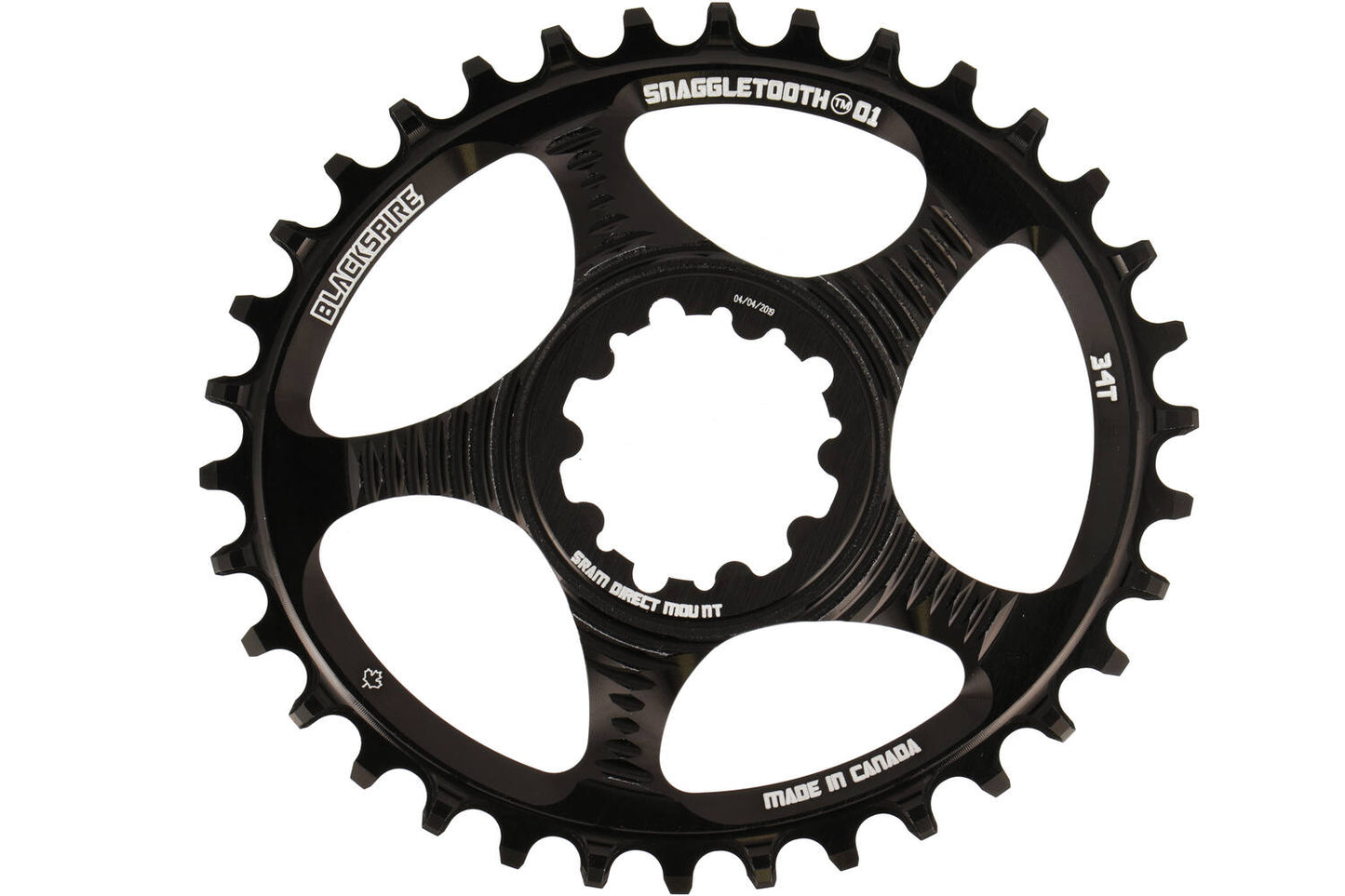 Blackspire - - Catena a catena Top Top Snaggletooth Ovale Sram Spline 34 6mm Offset