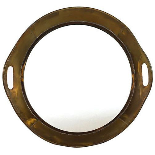 Hi-Point Daniek L Mall Mirror alrededor de 60 x 57 cm de oro de níquel