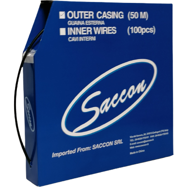 SACCON DX45005C Cavo esterno in scatola 5 mm marcia 50 metri neri