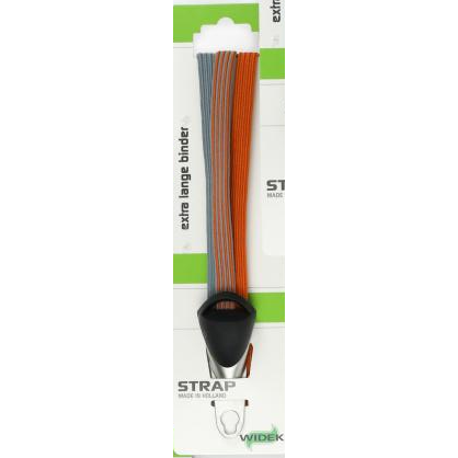 Browk 003201 Triobinder 28 Soporte de acero inoxidable Tarjeta de color naranja