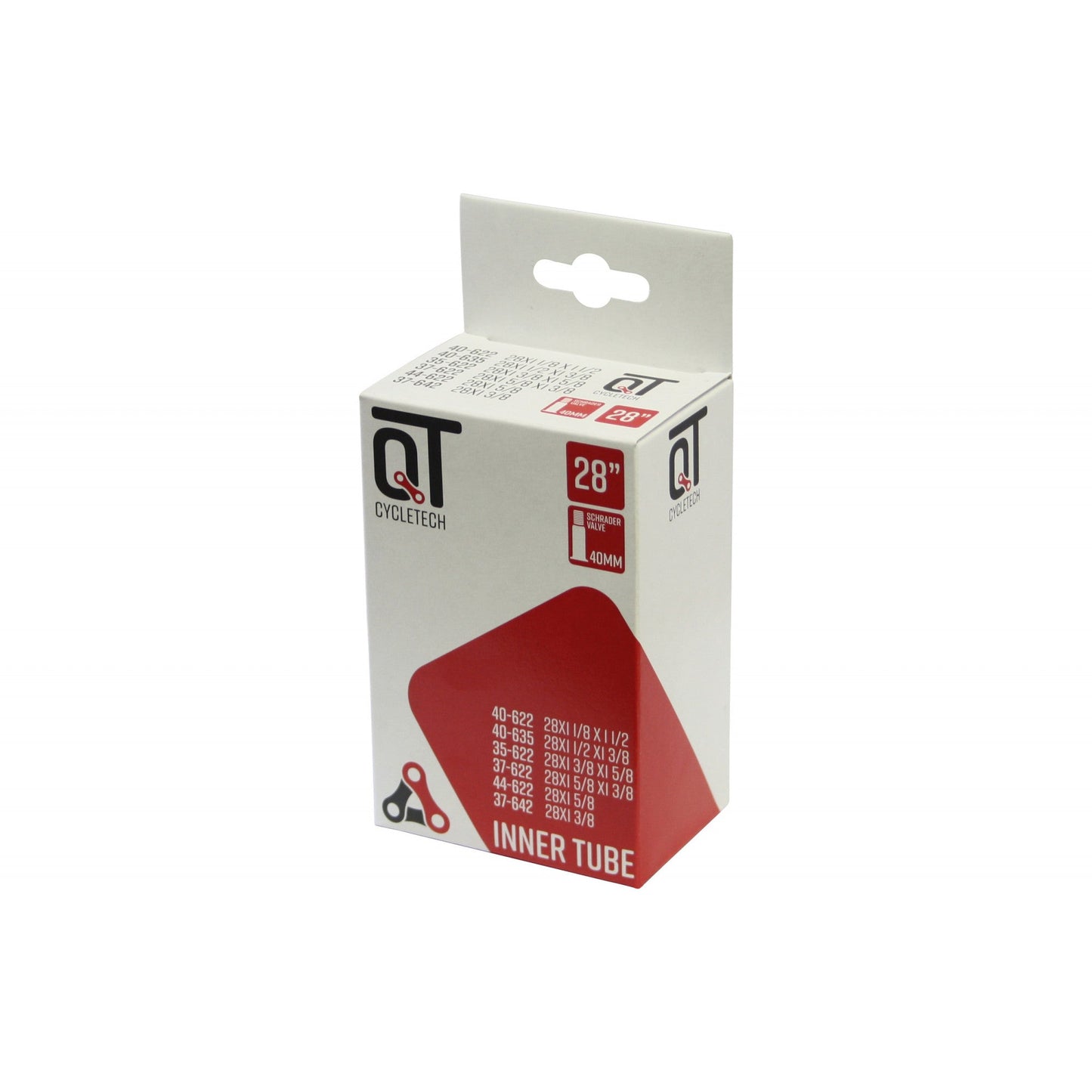 QtCychectech QT Tubo interno AV17 28 pulgadas 37 44-622 28x13 8 AV 40 mm 2217377