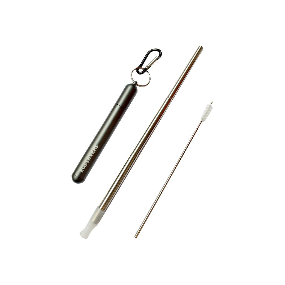 Ecosavers rietje acero inoxidable plegable