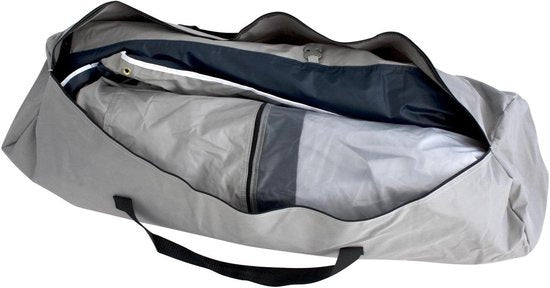 Tenda per sacchetto di trasporto 120 x 42 x 40 cm in poliestere grigio