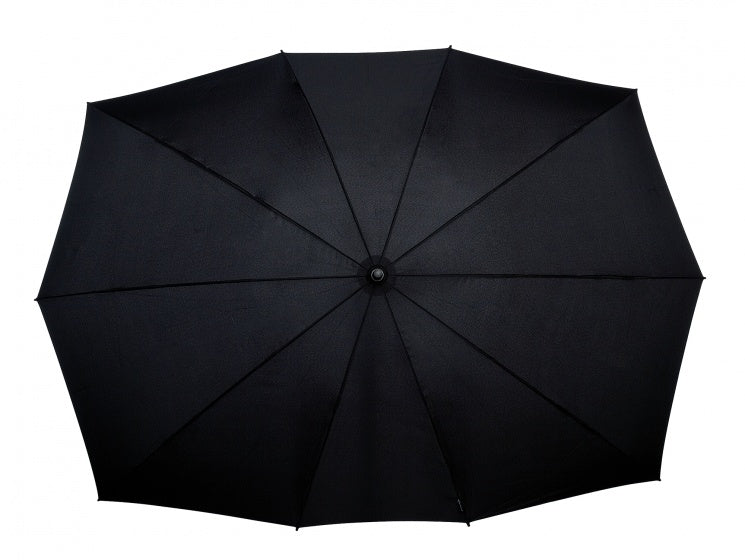 Ombrello del duo falcone con aprire la mano 148 cm nero
