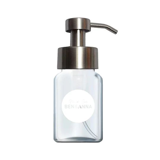 Bomba de jabón de Ben Anna Gel de acero inoxidable Transparente 200 ml