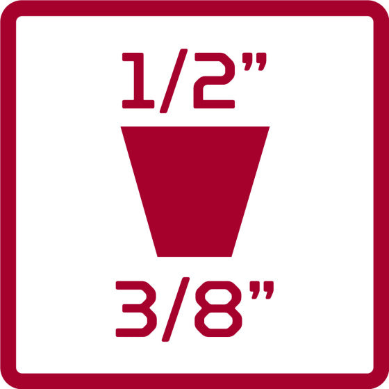 Estensione dell'adattatore rosso gedore 6 in 2 argento in 2 pezzi