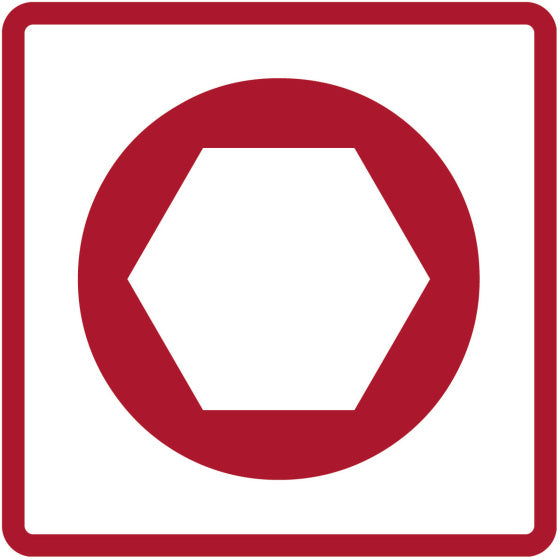 Set di dopslekeke rosso gedore + rate 1 da 2 pollici 6 kp sul binario a 12 pezzi