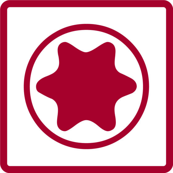 DOPS rosso GEDORE SET TX 1 4 pollici SW 413 mm in argento 32 pezzi