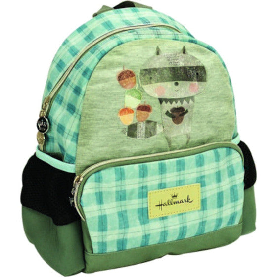 Hallmark Nordic Racoon Backpack Junior 11 x 25 x 31 cm blu grigio