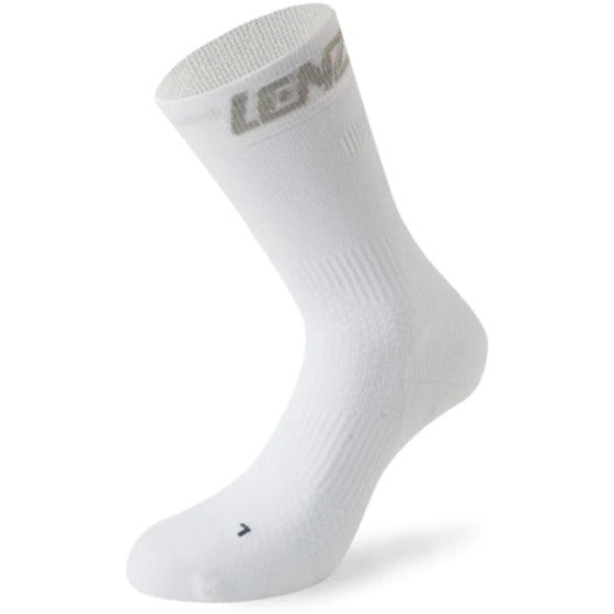 Calzini Lenz Compressione 6.0 Polyamide Mid White Dimensioni 39-41