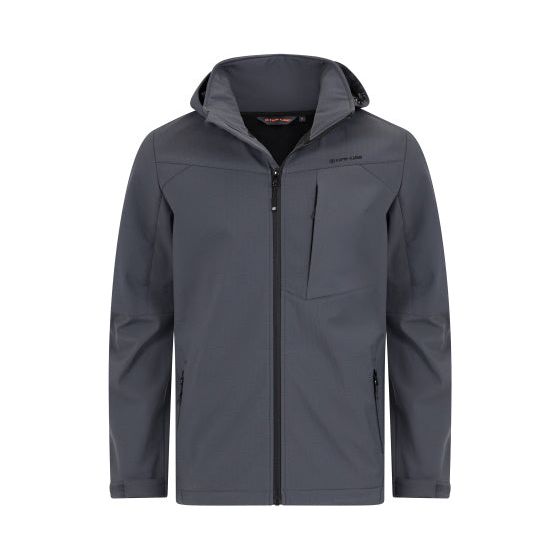 Life Line Murray Softshell Jacket Men Grey Size XL