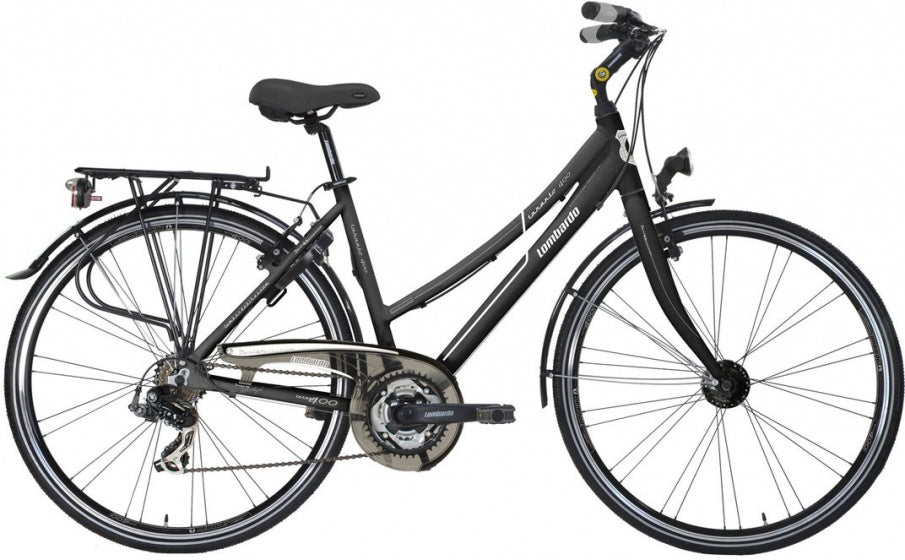 Lombardo Taranto 400 28 pollici 43 cm Ladies 7V V-Brakes Antracite