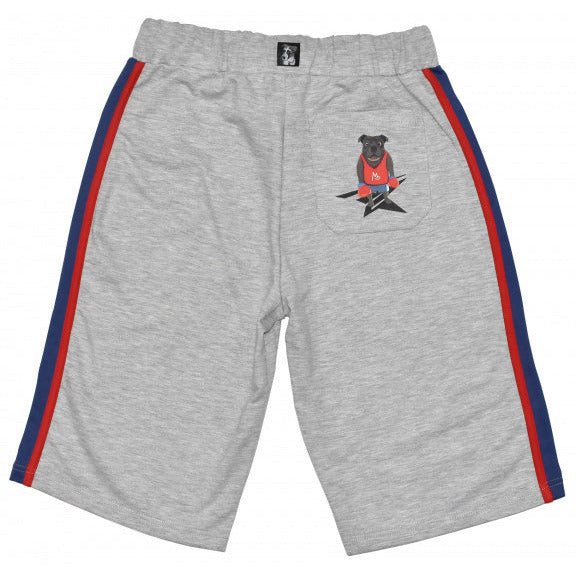 Max Buddies Short Vito Boys Polon Cotton Grey Size 152