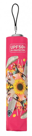 Minimax Paraplu UPF50+ 92 cm polyester zwart roze