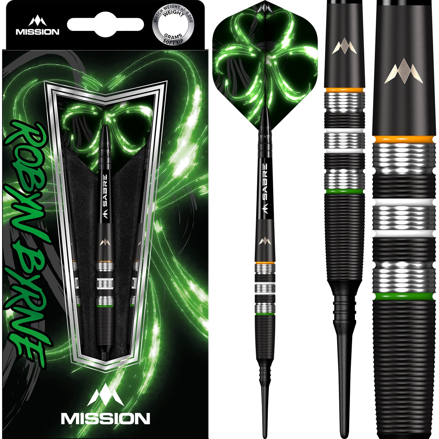Missione Missione Robyn Byrne Black Titanium Morbida punta 18 grammi