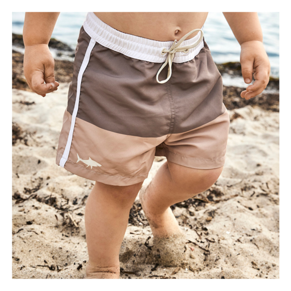 Nuuroo Milo Swin Shorts Ligth Brown Warm Green