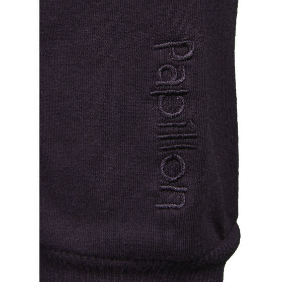 Papillon sudore di cotone con cappuccio da ragazzo da donna nera dimensione 3xl