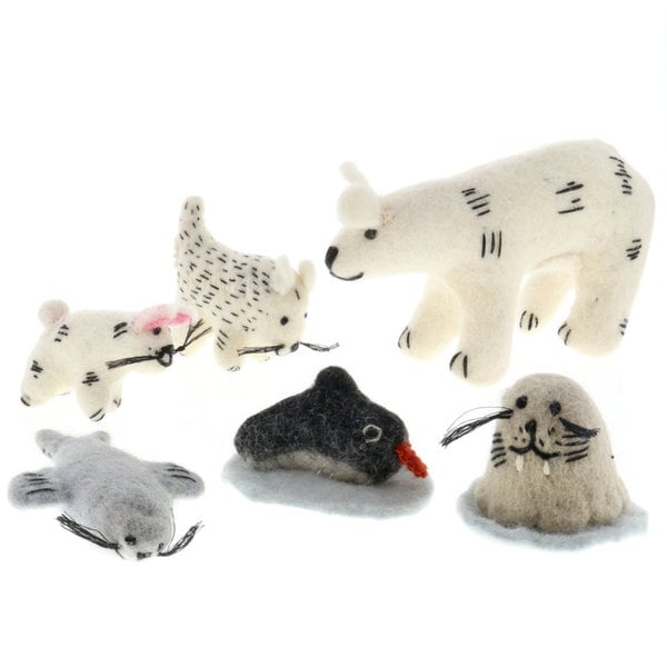 PAPOOSE PAPOOSE ANIMALI ARCTICI 6PC