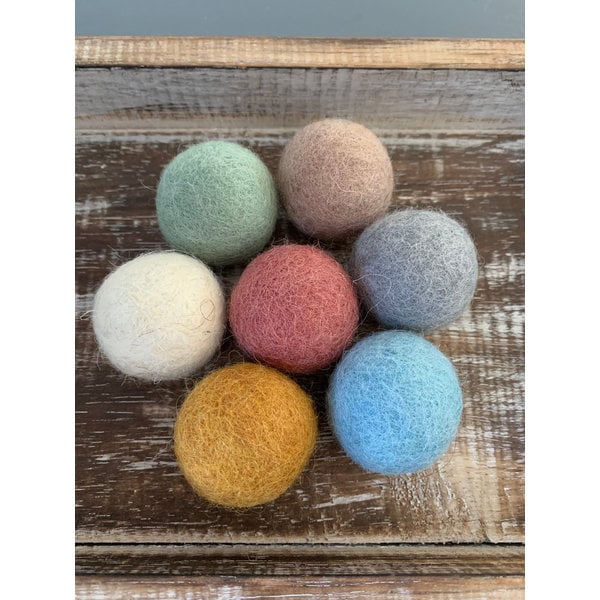 PAPOOSE PAPOOSE Terra Felt Balls 3,5 cm 7pc