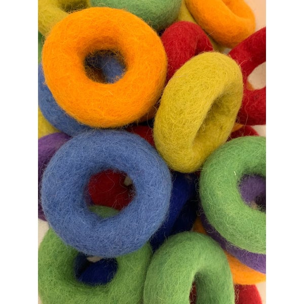 Papoose juguetes que se sentían que encadenan donas 49pc