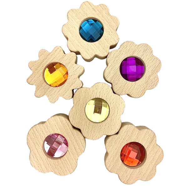 Toys Papoose Gem Conteggio di fiori 6pc
