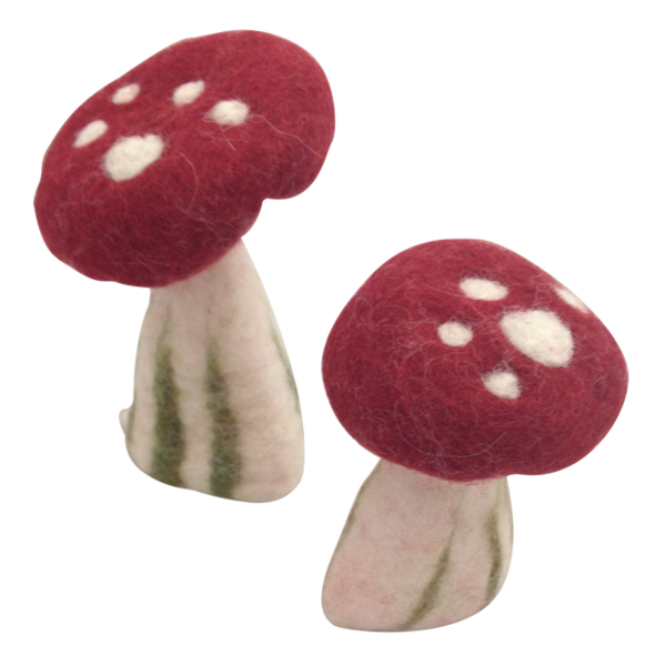 Giocattoli papoose funghi cavi piccoli 6pc