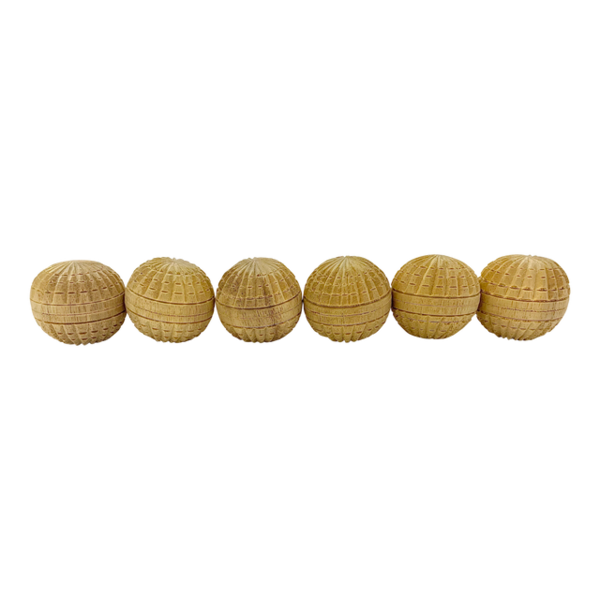 PAPOOSE PAPOOSE MINI BALL ACORNA NATURALE 6pc
