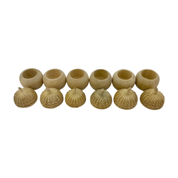 Toys Papoose Mini Natural Acorn Pot 6pc